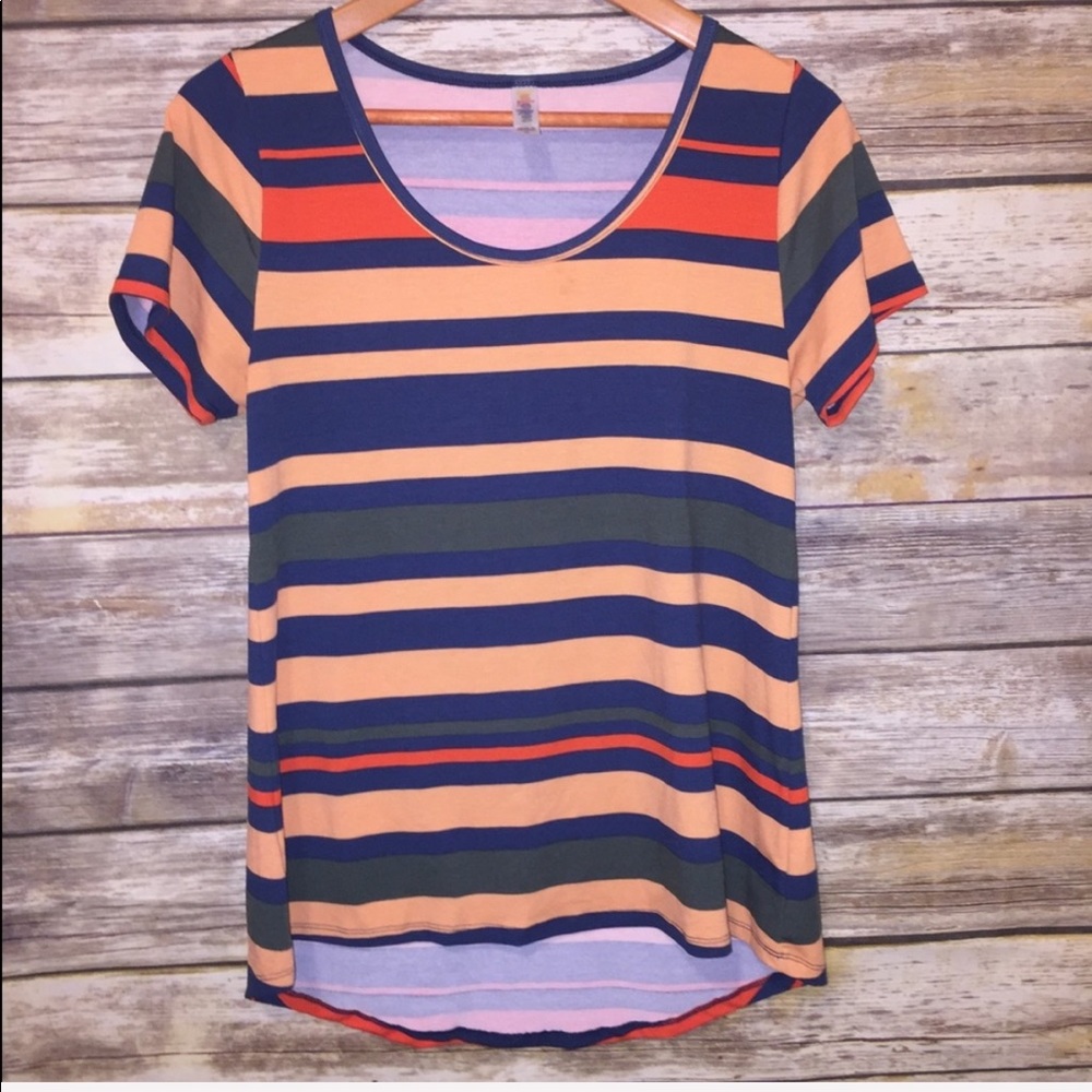 Lularoe striped top XS